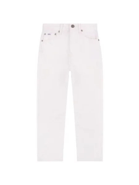 Jeansy dziecięce Polo Ralph Lauren białe