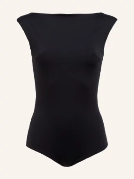 Mymarini High Neck Plavky Seabody K Obrácení / tmavě šedá / krémová černá