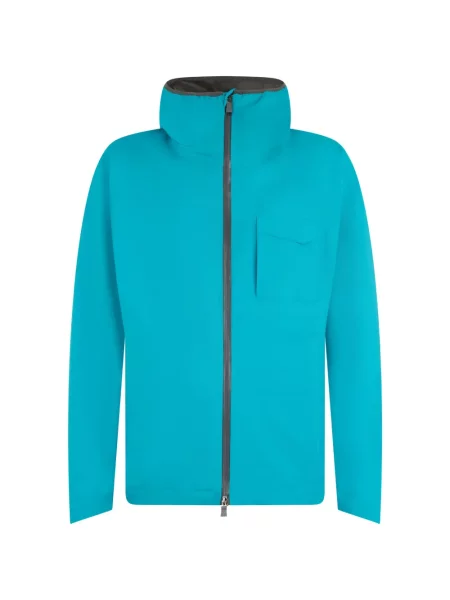 Jachetă cu glugă Herno cu glugă albastru