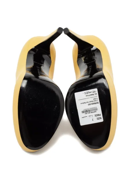 Pantofi cu toc Barbara Bui cu platformă galben