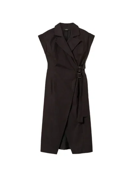 Sukienka Twinset dwurzędowa garniturowa czarna