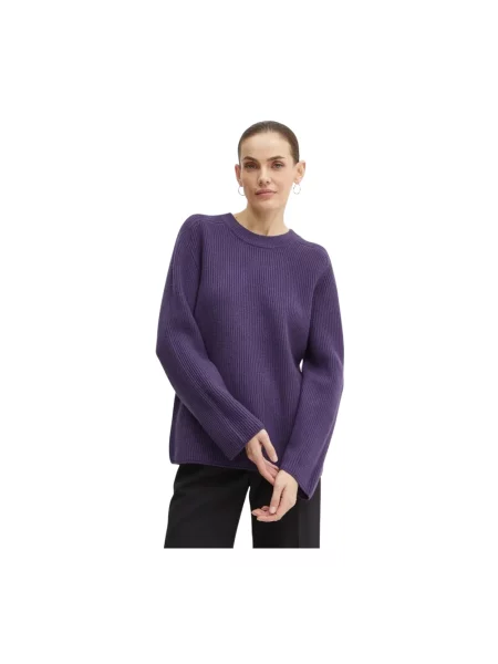 Sweter Michael Kors wełniany fioletowy
