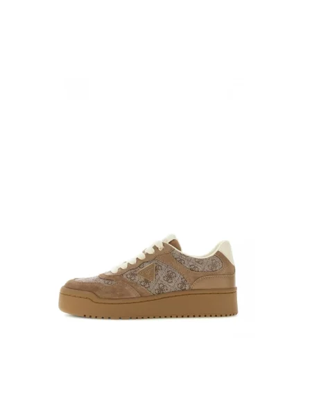 Guess sneakersy brązowe