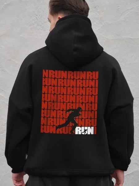Худи Without черное