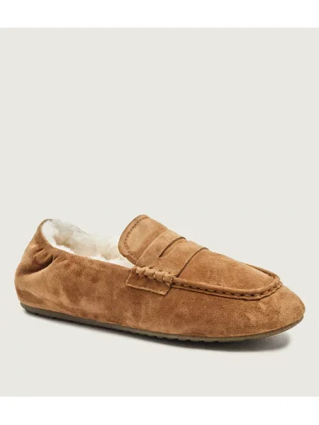 EMU Australia Căptușite mocasini Kirra Nest | piele întoarsă zamsz | cu adaos de lână | shearling bej