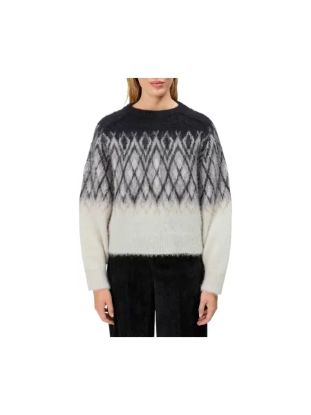 Sweter Drykorn wełniany szary