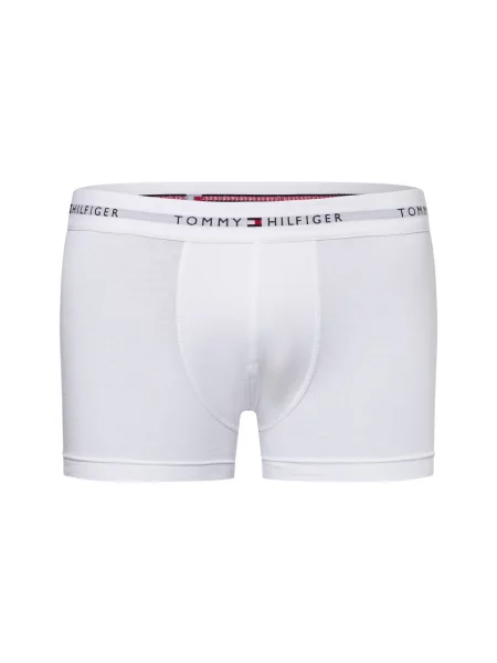 Tommy Hilfiger Obcisłe bokserki pakowane po 3 szt. Mężczyźni jednolity S/M biały