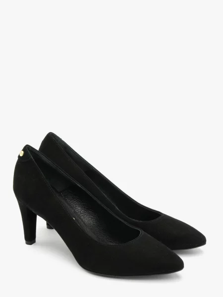 RYLKO Туфлі-човники Замша чорний