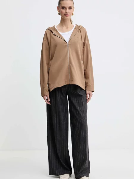 Кофта MM ONORE з капюшоном однотонна зелений