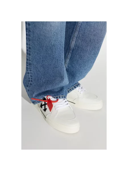 Sneakersy Off-white skórzane białe