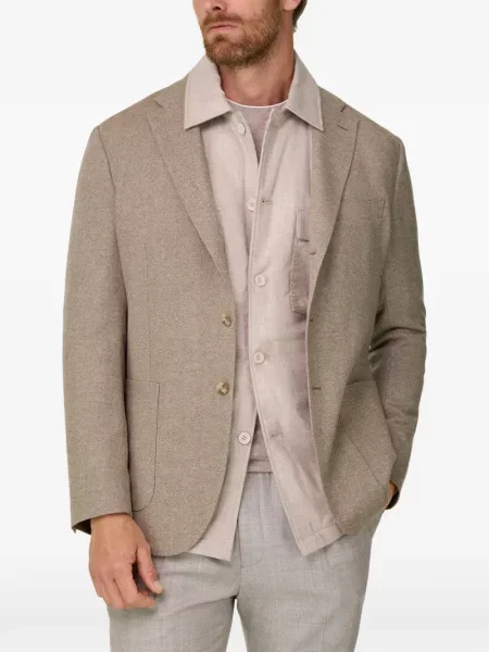 Sacou Boggi Milano de lână cu model herringbone