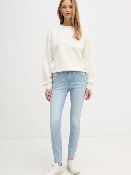 Calvin Klein Jeans rifle skinny dámske modrá