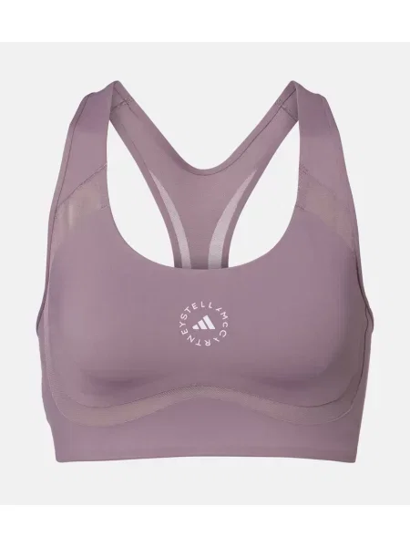 Sutien Adidas By Stella Mccartney cu autograf violet