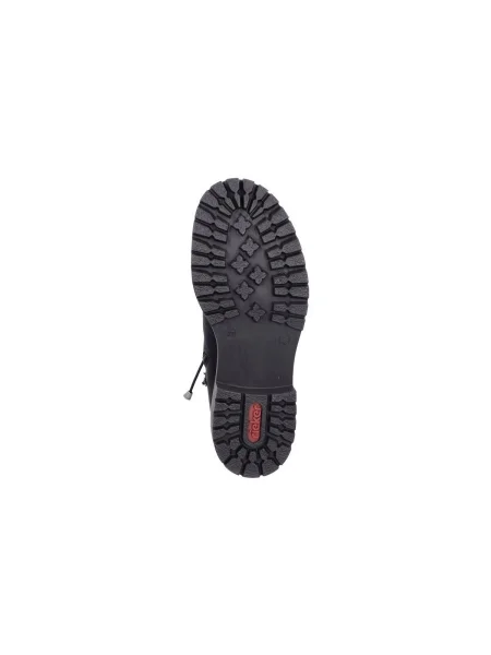 Botine Rieker cu șireturi negru