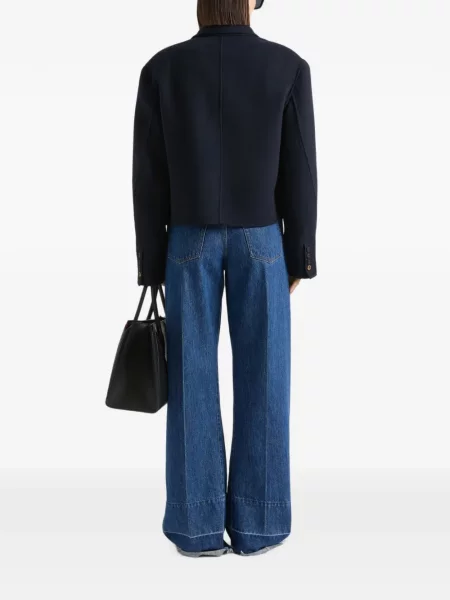 Decupat palton Givenchy de lână albastru