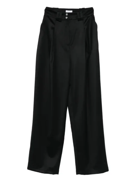 Pantaloni Vestiaire D'un Oiseau Libre plisate negru
