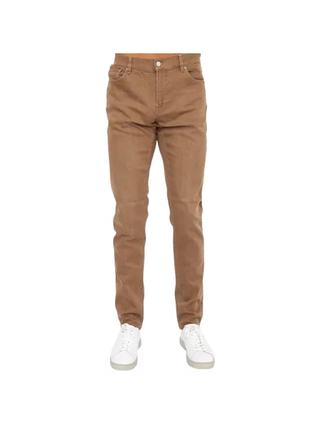Jeansy Trussardi brązowe