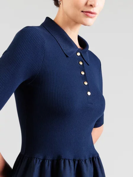 TOMMY HILFIGER Šaty tmavomodrá
