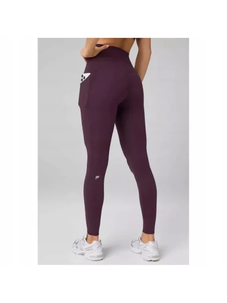 FABLETICS Legginsy Sportowe Wysoki Stan Oasis PureLuxe czerwone