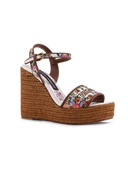 Sandały Dolce And Gabbana na koturnie