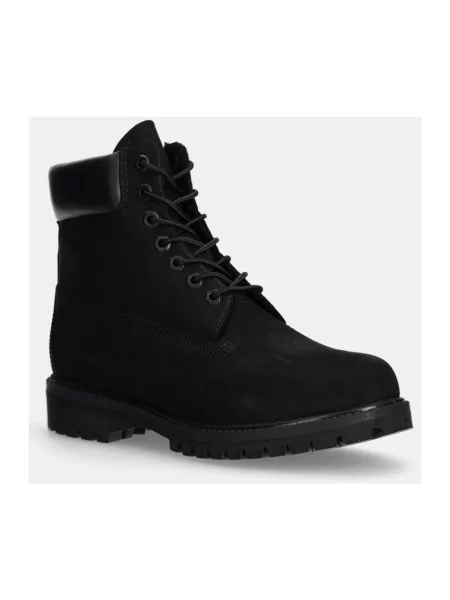 Botki Timberland skórzane czarne