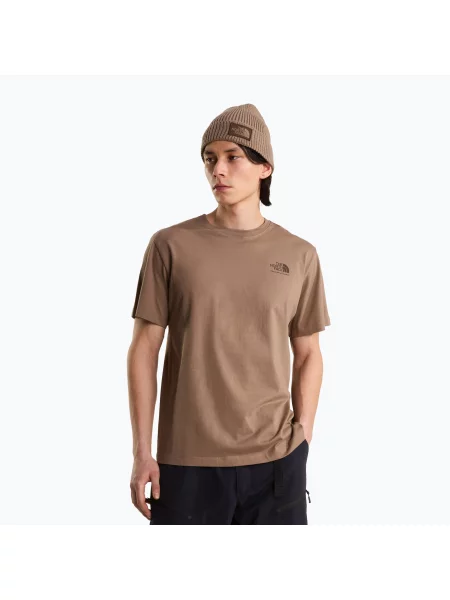 The North Face T-shirt Relaxed brązowa