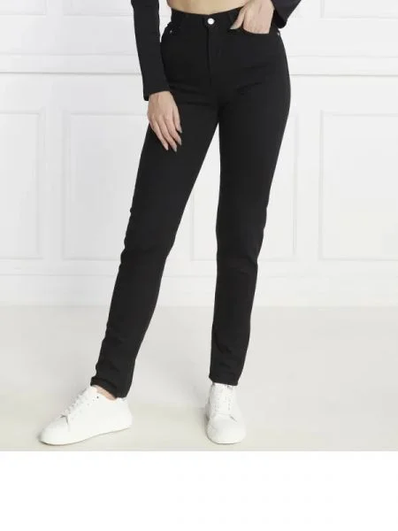 CALVIN KLEIN JEANS Blugi MOM JEAN | Mom Fit negru