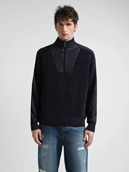 Светр Armani Exchange темно-синій синій