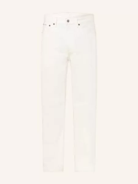 Calvin Klein Jeans Džíny Relaxed Fit asn chalk white bílé
