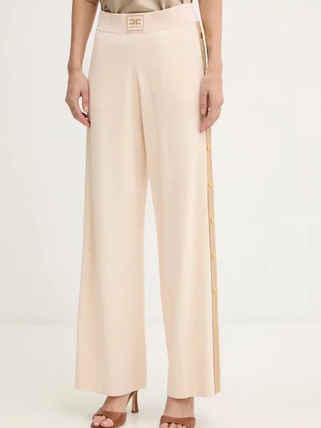Elisabetta Franchi pantaloni de trening bej