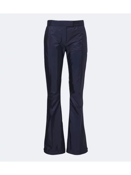 Pantaloni Miu Miu evazate albastru