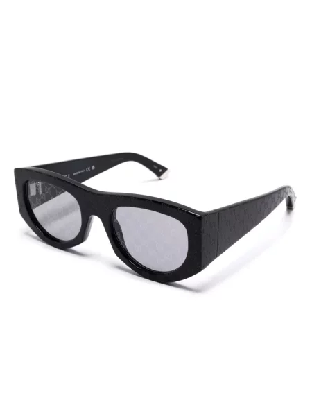 Ochelari de soare Gucci Eyewear cu imprimeu geometric negru