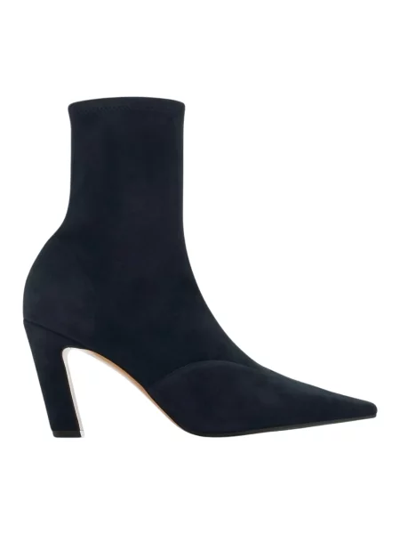 Buty do kostki Khaite skórzane niebieskie