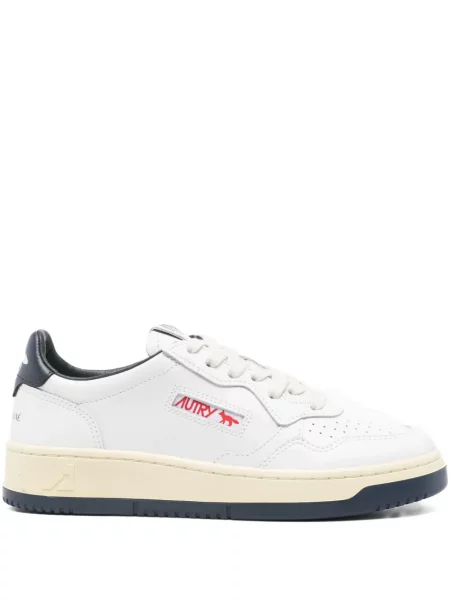 Sneakerși Autry din piele alb