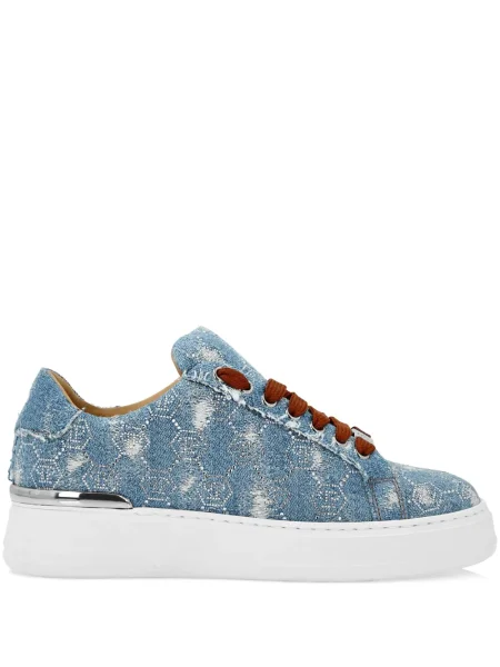 Sneakerși Philipp Plein albastru