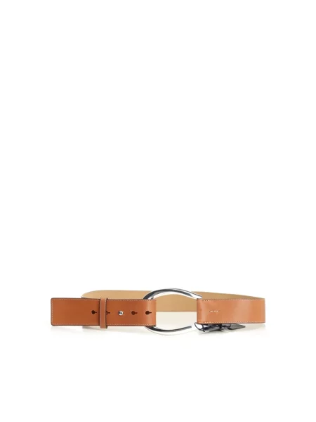 Pasek Polo Ralph Lauren skórzany brązowy