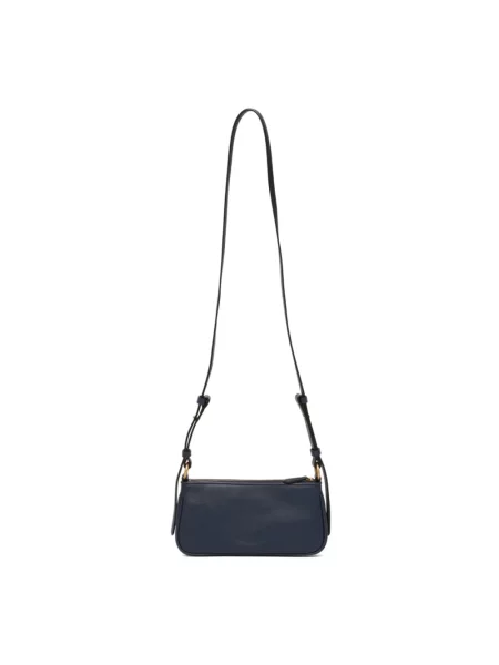 Torebka crossbody Pinko skórzana niebieska