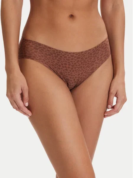 Chantelle Klasične spodnje hlačke Soft Stretch rjava