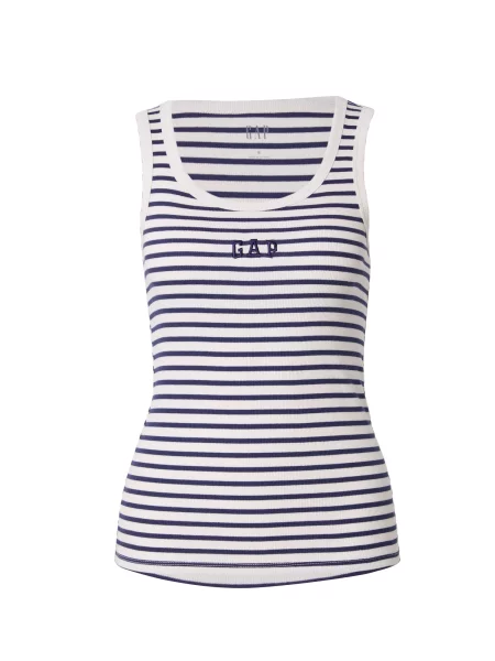 GAP Top albastru alb