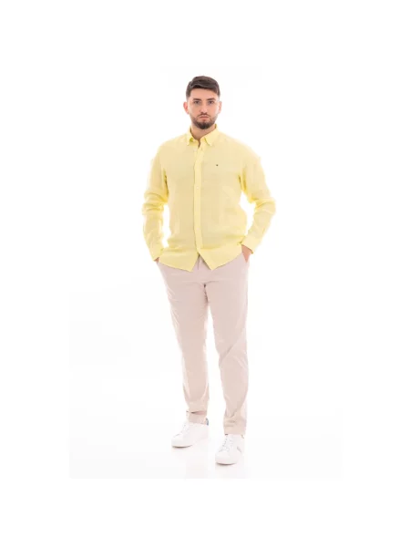 Koszula Tommy Hilfiger żółta