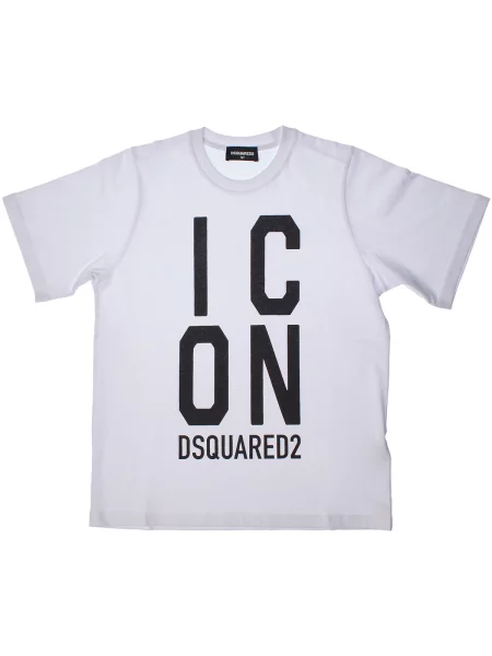 Tricou copii Dsquared alb