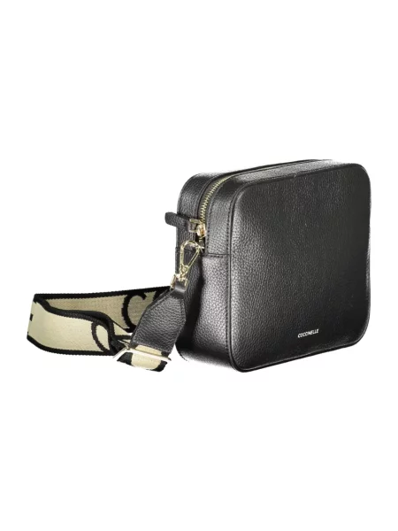 Torebka crossbody Coccinelle skórzana czarna