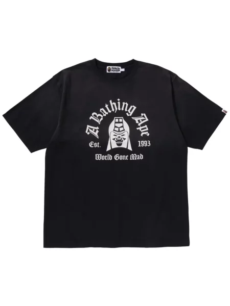 Tricou A Bathing Ape® cu imagine negru