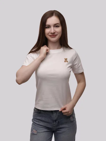 Футболка STREAM віскоза/поліестер білий