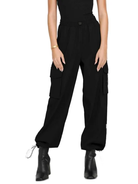 Spodnie cargo Only czarne