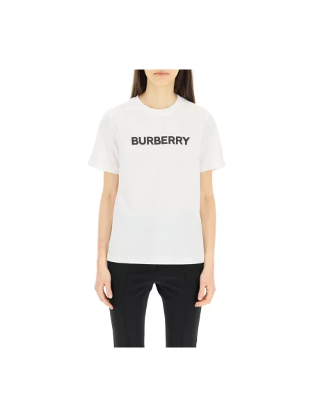 Koszulka Burberry z logo biała
