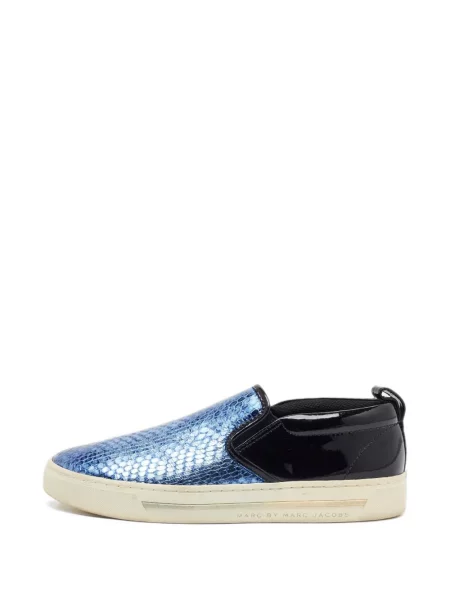 Sneakerși Marc By Marc Jacobs din piele albastru