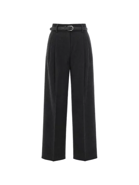 Pantaloni Max Mara de lână gri