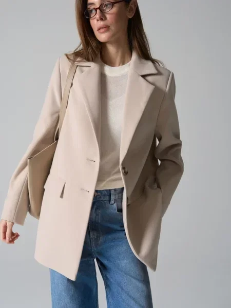 Пальто TrikoBakh кашемір бежевий