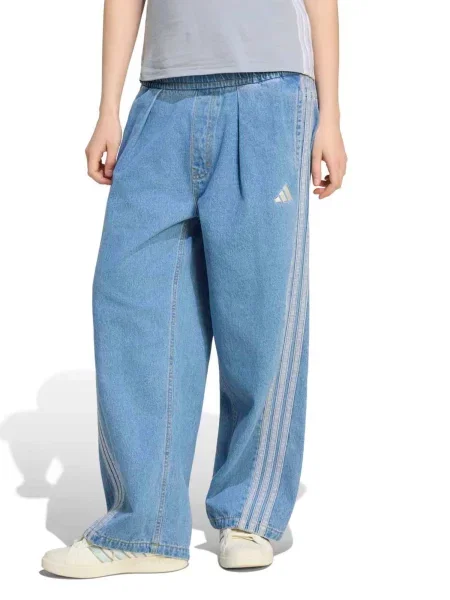 ADIDAS SPORTSWEAR Športové nohavice denim / svetlosivá modrá